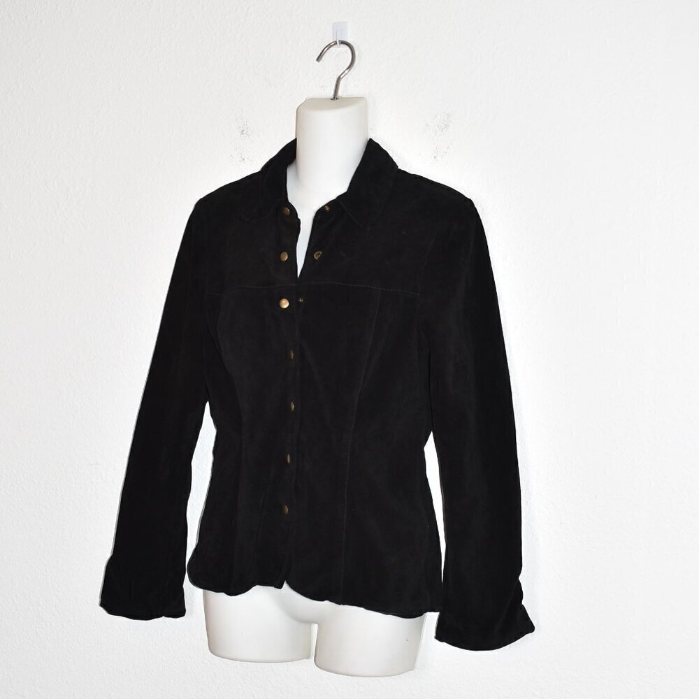 BCBG MaxAzria Suede Jacket Sz S Western Cowgirl Boho Rodeo Neutral - Picture 3 of 16